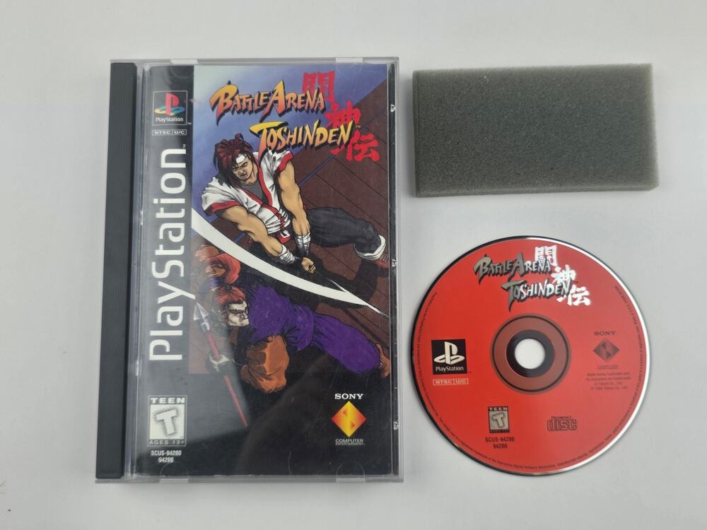 Battle Arena Toshinden Long Box Sony PlayStation 1 PS1, 1995 Nice condition